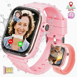 Vashoy T86-2026 Smartwatch voor kinderen-speciaal ontworpen voor kinderen-voorzien van GPS-tracking en een simkaart-SOS-functie-bijbehorende app beschikbaar-scherm van 368×448 pixels-het ideale cadeau. — thumbnail 1