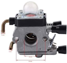 GELLDG Carburateurkit voor Grasmaaier - Motoronderdelen voor Grasmaaier - Geschikt voor STIHL FS55 FS38 - Complete Set met Accessoires - Metalen Constructie — thumbnail 2