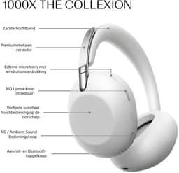SONY 1000X THE COLLEXION Over-ear Draadloze hoofdtelefoon met Noise-cancelling Platinum — thumbnail 5