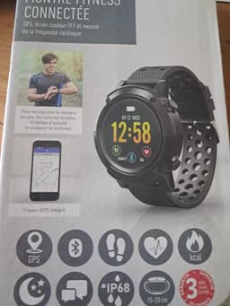 Silvercrest Fitness smartwatch met GPS tracker - stof- en waterdicht - Multisport-modi - Hartslagmeter - Android en IOS — thumbnail 2