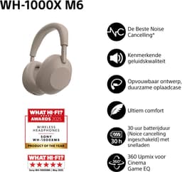 Sony WH1000XM6 Sandstone — thumbnail 4