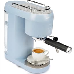 Vankel Halfautomatische Espressomachine - 20 Bar Hogedruk Extractie - 1400W Pistonmachine - 1L Waterreservoir - Met Stoompijpje voor Melkschuim - Koffiemachine voor Thuisgebruik - Blauw — thumbnail 2