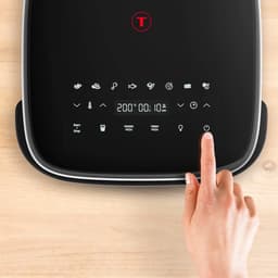 Heteluchtfriteuse XL - Airfryer Groot - Snelle Maaltijden Bereiden - Extra Crisp Technologie - 1000 Gram Capaciteit - Zwart — thumbnail 4