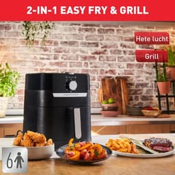 Heteluchtfriteuse Grill - 2-in-1 Apparaat - Gezond Koken - Extra Crisp Technologie - 42 Liter - Zwart — thumbnail 4