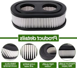 4 Stuks Luchtfilter voor Grasmaaier, Vervangend Luchtfilter Cartridge voor Briggs & Stratton, Ideaal voor Tuinonderhoud en Grasmaaieronderdelen — thumbnail 2