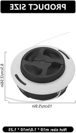 Grasmaaier Draadkop, Universele M10 x 1.0 Draadkop voor Grasmaaier, Diameter 15 cm, Geschikt voor Diverse Modellen, Hoogwaardige Kwaliteit en Duurzaam Gebruik — thumbnail 5