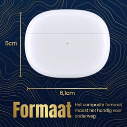GØDLY V Oortjes Draadloos - Draadloze Oordopjes - Earbuds - Bluetooth - IPX5 - Wit - Earpods Iphone Apple & Samsung — thumbnail 2