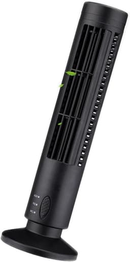 Bladloze Torenventilator - USB Ventilator - Comfortabele Koeling - Stille Circulatie - 42 inch Hoog - Zwart — thumbnail 1