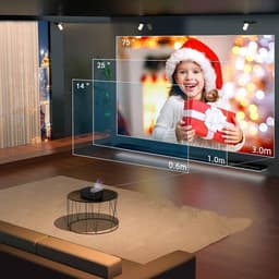 OmGoods - Dailygoody - Miniprojector - HD 1080P - Oogbescherming - Draagbare Projector - Binnen en Buiten - Videoprojector - Geschikt voor Thuisbioscoop — thumbnail 3
