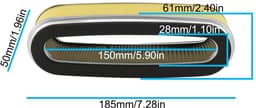 Dailygoods - 2 Stuks Grasmaaier Luchtfilter Compatibel met Honda HR194 HR214 HRA214 HR1950 HR2150 HRA2150 — thumbnail 5