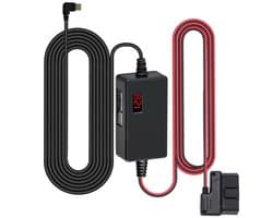 OBD2 naar USB C-kabel Autocamera-recorderkabel 16-pins OBDII-stepdownkabel voor Dashcam GPS DVR - 3,1 m