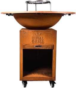 Royal Grill The General – Houtgestookte Plancha BBQ-cortenstaal — thumbnail 1
