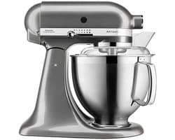 KitchenAid Artisan Serie - Staande Mixer - 300 W - Medaillon Zilver