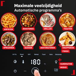 Tefal Easy Fry Infrared EY832H - Airfryer 7L - 1700W - Infra-Heat Technologie - 2x Sneller Warm - 8 Programma's - Voor 8 Personen — thumbnail 4