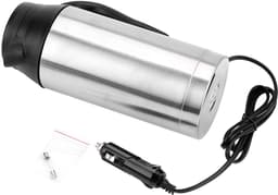 Store_7 - Draagbare Elektrische Waterkoker - 750ml - 24V RVS Koffiekop - Voor Auto en Kamperen - Compact en Lichtgewicht - Ideaal voor Reizen - Ges... — thumbnail 1