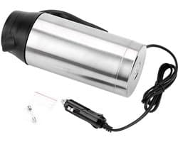 Store_7 - Draagbare Elektrische Waterkoker - 750ml - 24V RVS Koffiekop - Voor Auto en Kamperen - Compact en Lichtgewicht - Ideaal voor Reizen - Ges...