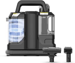 Zyrex® Vlekkenreiniger - Vlekkenreinigers - Tapijtreiniger Machine - Vlekkenreiniger Bank - Zwart - 30cm x 26cm x 16cm — thumbnail 1