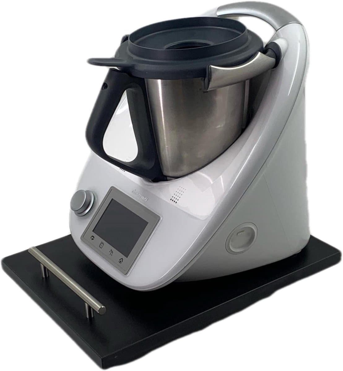 Keukenmachine plateau - Mobiele basis - Keukenmachine verplaatsen - Beschermt weegschaal - 30 x 40 cm - Zwart — afbeelding 1