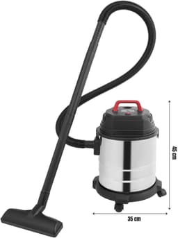 Zyrex® Karcher - Karcher Stofzuiger - Bouwstofzuiger - Festool Stofzuiger - Bouwstofzuiger Zonder Zak - Zilver - 45cm x 32cm x 35cm — thumbnail 2