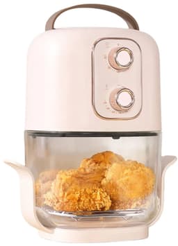 Seth Select Airfryer Glas 2,5 Liter – Hetelucht friteuse - Olievrije Friteuse – Transparant Design – Stil & Compact — thumbnail 1