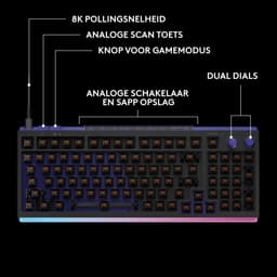 Logitech G512 X 98 Gaming Toetsenbord Qwerty Zwart — thumbnail 5