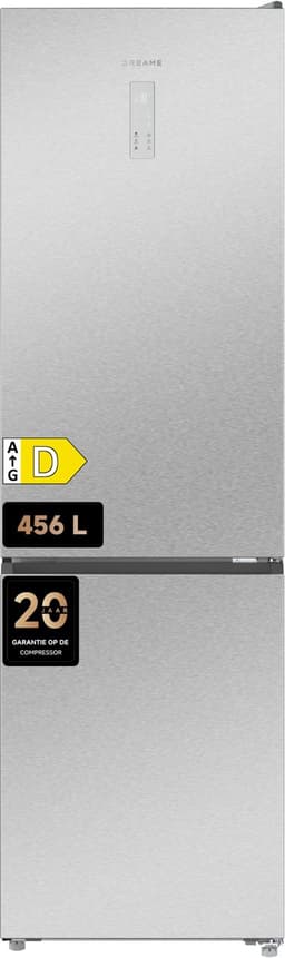 Dreame Mega Pro Koelkast 456L - 201 CM - No Frost - Energieklasse D - FreshFlex Multi-Moduszone - AeroFresh Purificatie - Inox Look - Vrijstaand — thumbnail 1