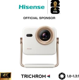 Hisense M2SE-PRO 4K TriChroma Laser Mini Projector, 65 tot 200 inch, 1150 ANSI lumen, Dolby Vision — thumbnail 1