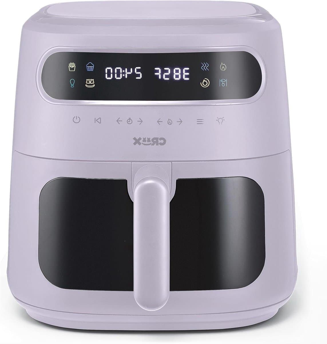 Digitale Airfryer - Heteluchtfriteuse Oven - Gezond Koken - TurboCrisp Technologie - 8 Liter Capaciteit - Lavendel — afbeelding 1
