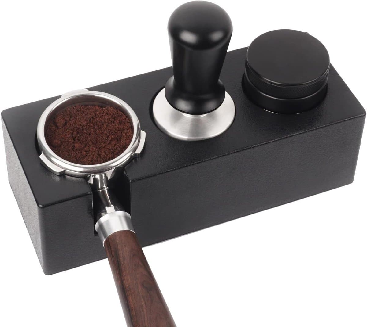Sabotage Station - Koffie Houder - Espresso Bereiding - Anti-Slip Basis - 54-58mm - Zwart — afbeelding 1