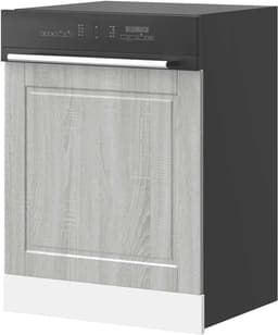 Afwasmachine afdekplaat - Keukenpaneel Vaatwasser - Keuken Integratie - Vocht en Belasting Bescherming - 60x1.5x67 cm - Grijs Sonoma — thumbnail 1