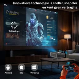 Mini Beamer - Projector met Wifi - Bluetooth — thumbnail 5