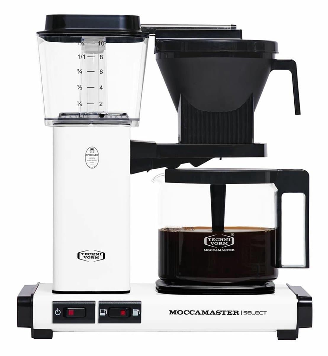 Moccamaster KBG Select - Filterkoffiezetapparaat - Matt White - 5 jaar garantie — afbeelding 1
