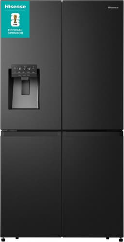 Hisense RQ760N4SBFE - Amerikaanse koelkast - No-Frost - 178 cm hoog - 540 liter - Energielabel E - Invriesvermogen 9 kg/24u - Geluidsniveau 37 dB - LED Display - SuperCool - FastFreeze - Deuralarm - Interverter Compressor - ConnectLife — thumbnail 1