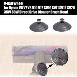 Vervangende V-Ball-wielen voor Dyson V6,V7,V8,V10,V12,DC58,DC59,DC62,DC72,DC74,SV10,SSV12,SV20 - Vervangende wielen voor stofzuigers - Direct Drive-accessoire voor stofzuigerkop - 35W, 50W - 2 wielen + 2 schroeven + 2 bevestigingen + schroevendraaier — thumbnail 3