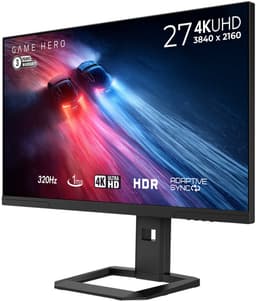 GAME HERO® 27 inch FHD/4K DualRes Gaming Monitor 320/160Hz - 1ms - Fast IPS — thumbnail 4