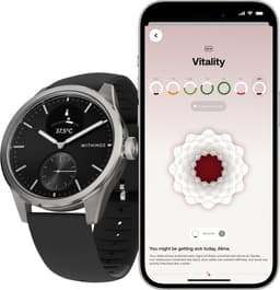 Withings ScanWatch 2 - 42 mm Hybride Smartwatch - ECG, AFib Detectie, SpO₂ Meter, Hartslagmeter, Slaaptracker, Menstruatiecyclus Tracking, 24/7 Temperatuurmeting, 35 Dagen Batterij, Saffierglas, 5 ATM Waterdicht — thumbnail 4