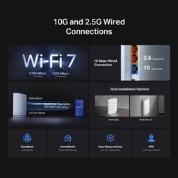 TP-Link Archer BE450 draadloze router Multi-Gigabit Ethernet Dual-band (2.4 GHz / 5 GHz) Wit — thumbnail 2