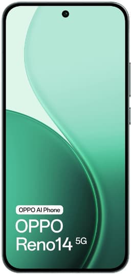 OPPO Reno14 5G 12GB/512GB Groen (Luminous Green) Dual SIM — thumbnail 2