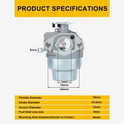 GCV160 Handmatige choke Carburateur Carb geschikt voor Honda GCV160A GCV160LA GCV160LE GCV160LA0 Motor Grasmaaier Hogedrukreiniger — thumbnail 2