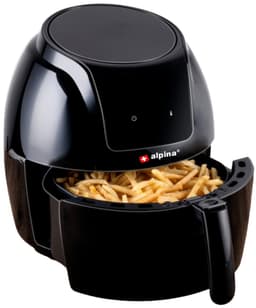alpina Airfryer 5L - Heteluchtfriteuse 1-4 Personen - Air Fryer met Digitaal Touchscreen - Instelbare Temperatuur 80 tot 200 Graden - Timer Functie - Heteluchtoven 1800W — thumbnail 1