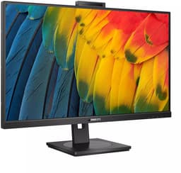 Philips 27B1U5601H - 27 Zoll QHD Monitor, 5 MP Webcam, hohenverstellbar, Lautsprecher (2560x1440, 75 Hz, HDMI, DisplayPort, USB-C, RJ45, USB Hub) schwarz — thumbnail 4