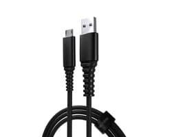Voltière USB A naar Micro USB Kabel - PlayStation 4 oplaadkabel - 3 Meter