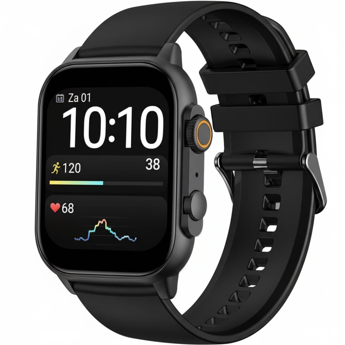 Cinturio Commander Smartwatch - Zwart - Omoled Scherm - Voor heren en voor dames — afbeelding 1