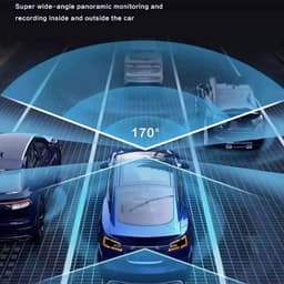 Dashcam 3-in-1 Lens, HD 1080P – Voor, Achter & Binnen Camera – Nachtzicht, G-Sensor, Parkeerbewaking, Loop Recording – Universele Car DVR Video Recorder — thumbnail 5