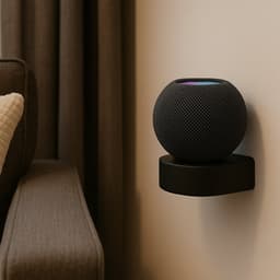 Promount Stopcontact Houder geschikt voor HomePod mini – Wandhouder / Speaker Wall Mount – EU Stekker – Zwart — thumbnail 4