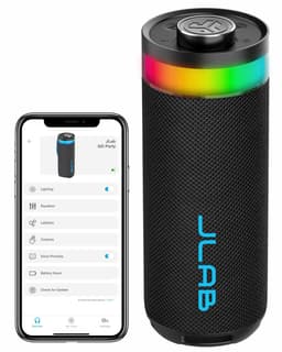JLab Go Bluetooth Speaker Draadloos - Draagbare Muziekbox - 16 uur Batterijduur - 10 Watt - Bass Boost - IPX6 Waterproof - Multipairing - Instelbare Party Lights - App Equalizer - Zwart — thumbnail 5