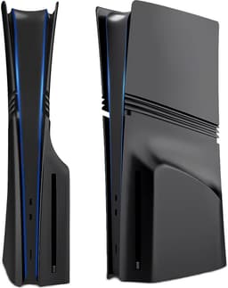 Playstation 5 Pro Faceplates Disc Edition (niet geschikt voor standaard PS5 & PS5 Slim) - Inclusief Mid Skin - Accessoires - Faceplate - Cover - Plate - Skin - Zwart — thumbnail 1