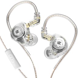 KZ EDX Pro - In-Ear Monitors - Met Microfoon - Dynamische Driver - Hifi Geluidskwaliteit - Verwisselbare Kabel - Universele Pasvorm - Transparant- Bedraad — thumbnail 1