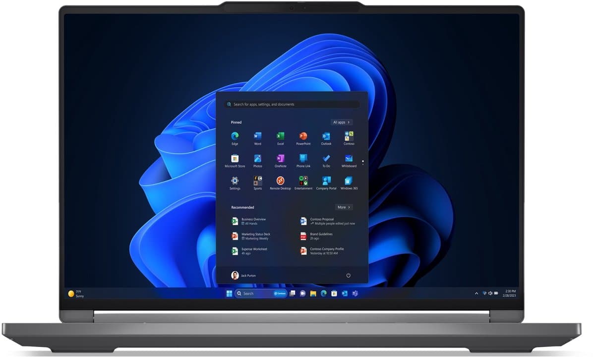 Lenovo ThinkBook 16p G5 IRX | Intel Core i5-14500HX | 16GB DDR5-5600 | 512 GB SSD PCIe | 16" WQXGA (2560 x 1600) | Windows 11 Pro | Intel Wi-Fi 6E | Bluetooth 5.1 | NVIDIA GeForce RTX 4050 6GB — afbeelding 1