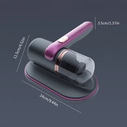 Fubzz Matrasreiniger - UV-C Stofzuiger Tegen Huisstofmijt - Draadloos En Compact - Ultraviolet Sterilisatie - 10000Pa Zuigkracht - USB Oplaadbaar — thumbnail 3